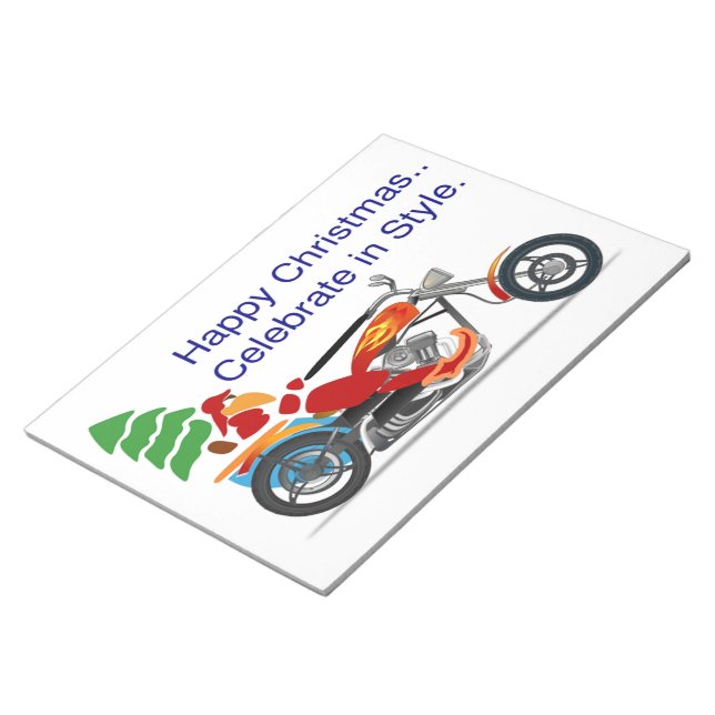 BLOC-NOTE BONNE NOËL, CÉLÉBRÉE DANS LE STYLE (Incliné)