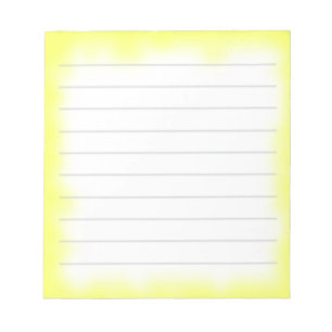 Bloc-note bord jaune