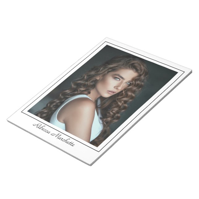 Bloc-note Borderline Actor Talent Photo Notepad (Incliné)