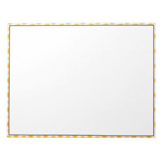 Bloc-note Bordure Soleil Brun