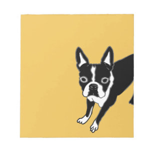 Bloc-note Boston Terrier