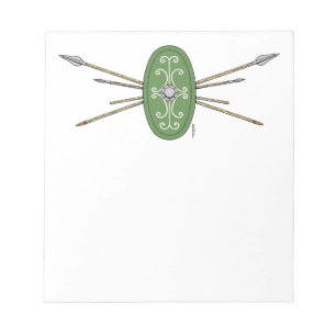 Bloc-note Bouclier celtique antique et oreilles
