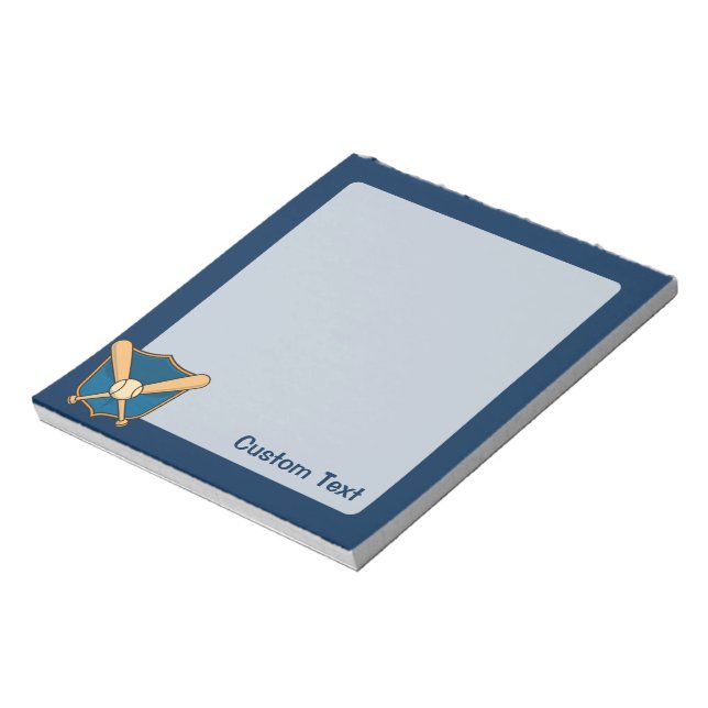 Bloc-note Bouclier de baseball (Tourné)