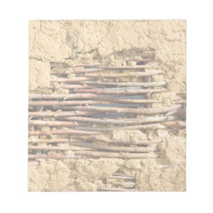 Bloc-note Boue et mur de bataille