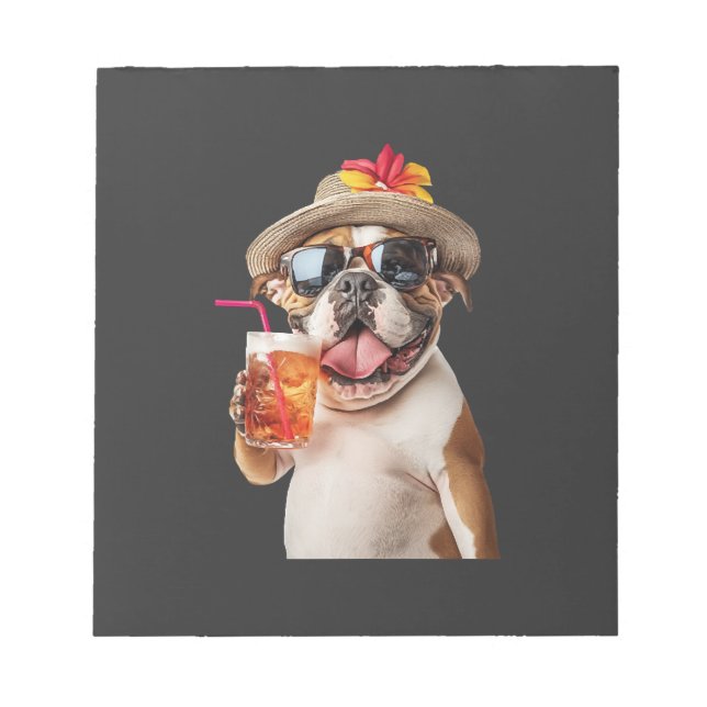 Bloc-note Bouledogue anglais (Devant)