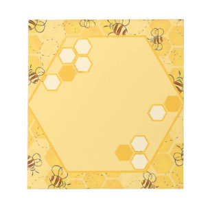 Bloc-note Bourdonnement d'abeilles Abeilles à miel Mignon 