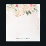 Bloc-note Bourse de pivoine et d'or<br><div class="desc">Conçu pour s'harmoniser avec notre collection Peony and Gold, ce bloc-notes personnalisable et personnalisable est doté de fleurs de pivoines roses et dorées luxuriantes avec feuillage vert sur un arrière - plan d'aquarelle. Pour une personnalisation plus avancée de cette conception, par exemple la modification de la disposition, de la police...</div>