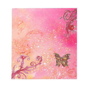 BLOC-NOTE BOUTEILLE EN FUCHSIE ROSE ÉPARGNE