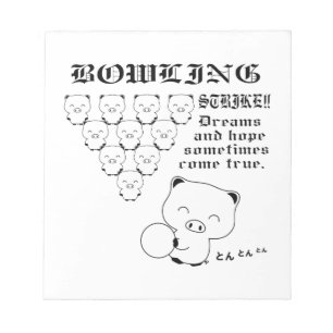 Bloc-note Bowling
