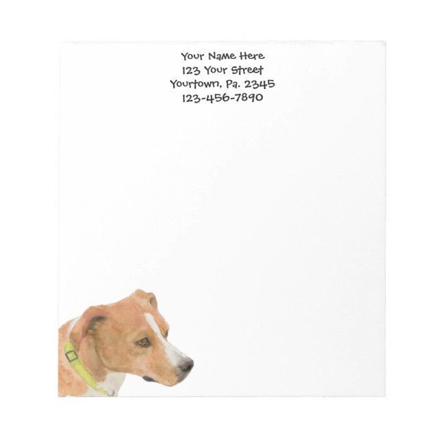 Bloc-note Boxer Mix Notepad (Devant)