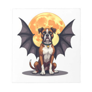 Bloc-note Boxeur Ailes de Chauve-Souris