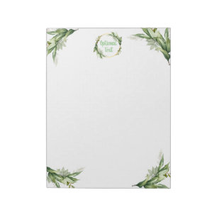 Bloc-note Branches d'olivier en fleurs