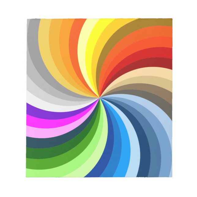 Bloc-note Bright swirl (Devant)