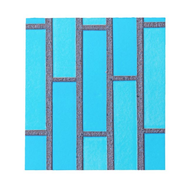 Bloc-note brique bleue (Devant)