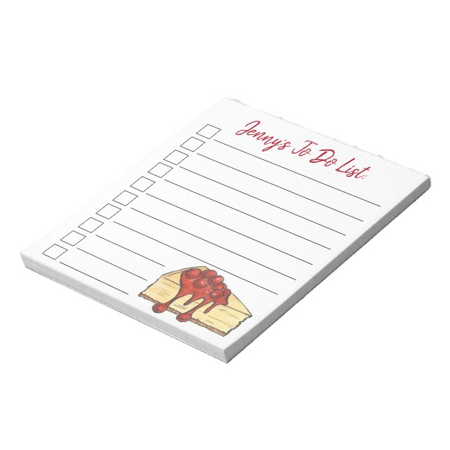 Bloc-note Brochettes New York Cherry Personnalisées (Tourné)