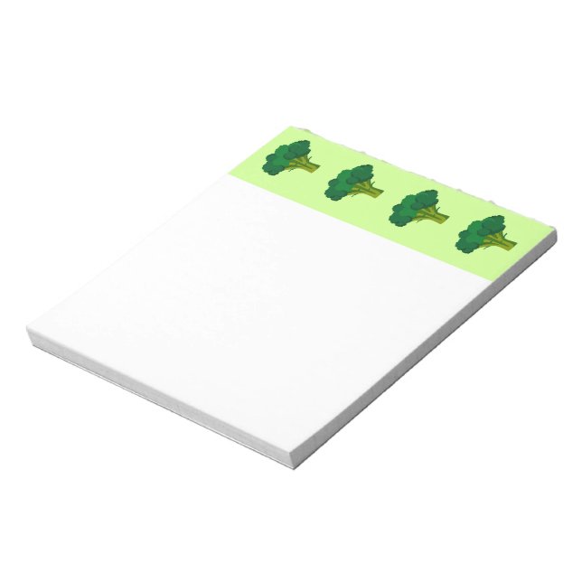 Bloc-note Brocoli vert légume alimentation saine légume (Tourné)