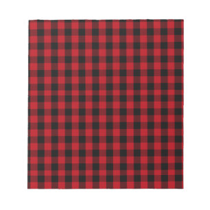 Bloc-note Buffalo Plaid Pattern