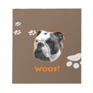 Bloc-note Bulldog Woof