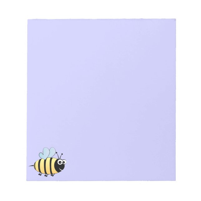 Bloc-note Bumble bee dessin animé enfants (Devant)
