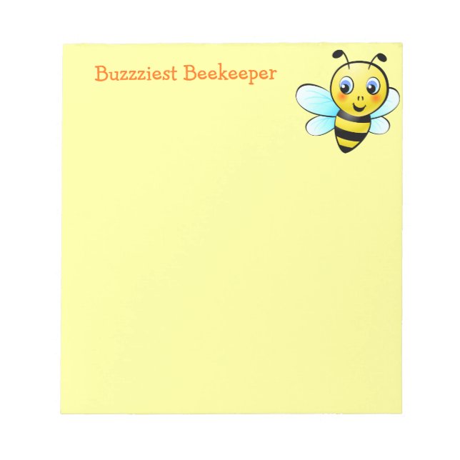 Bloc-note Bumblebee personnalisable (Devant)