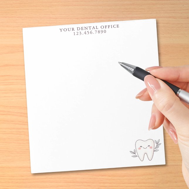 Bloc-note Bureau de dentiste personnalisé (Créateur téléchargé)