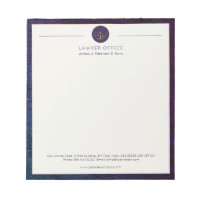 Bureau de l'avocat élégant professionnel personnal