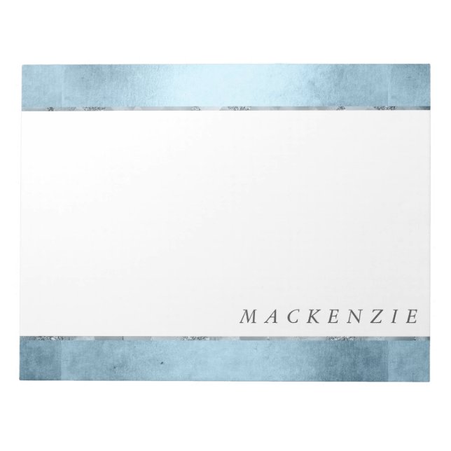 Bloc-note Bureau Mermaid Glitz | Princesse Blue Luster et no (Devant)