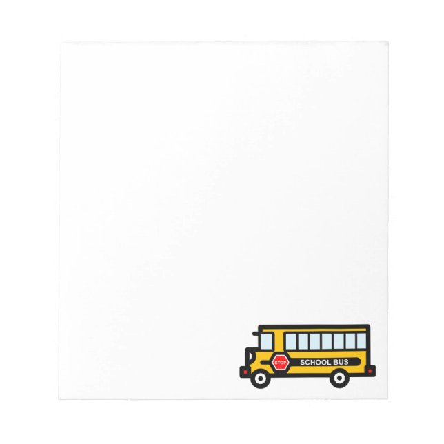 Bloc-note Bus scolaire (Devant)