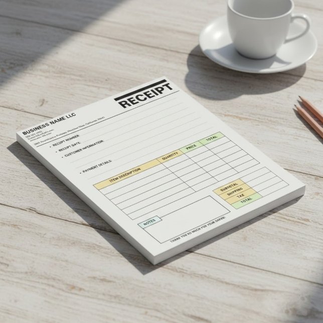Bloc-note (Business Payment Pad) Livre de reçus de facture d (receipt payment invoice)