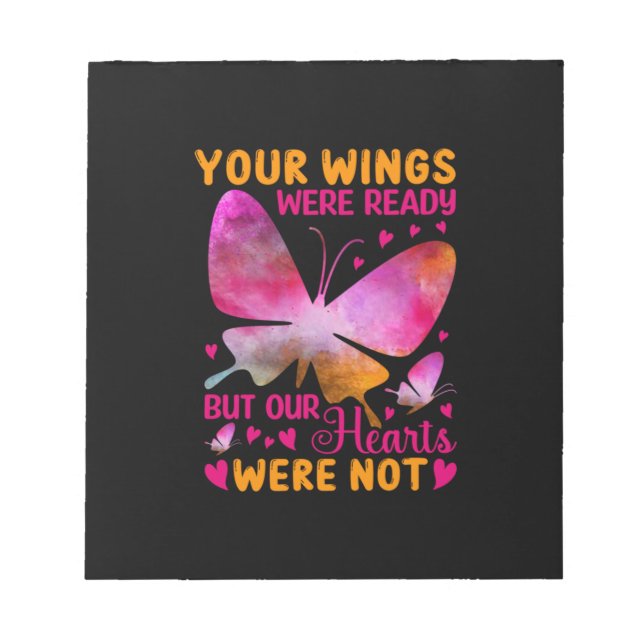 Bloc-note Butterfly Gift | Our Wings Were Ready (Devant)