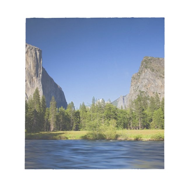 Bloc-note CA, Parc national de Yosemite, vue de la vallée av (Devant)