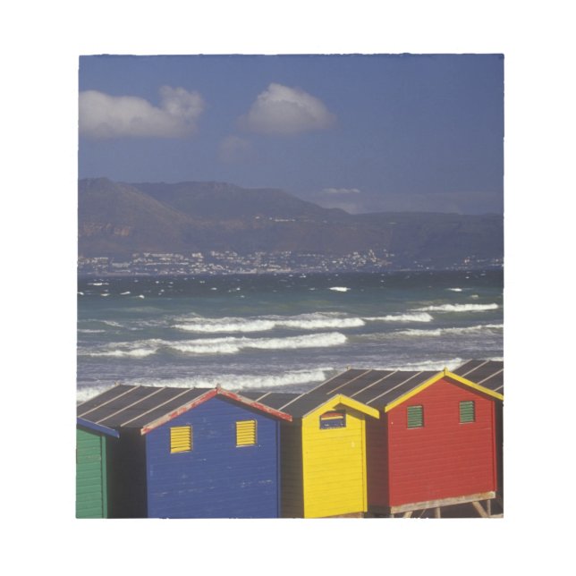 Bloc-note Cabanes de bain de la baie St. James, près du Cap, (Devant)