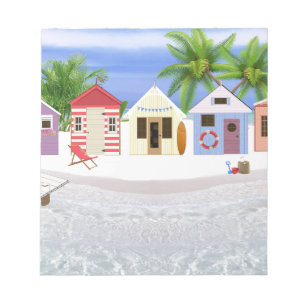 BLOC-NOTE CABANES DE PLAGE