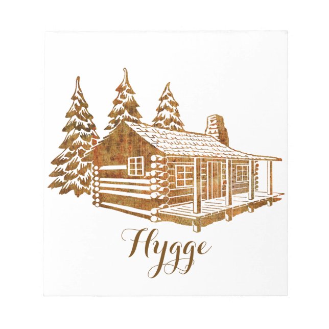 Bloc-note Cabine de journal confortable - Hygge ou votre pro (Devant)