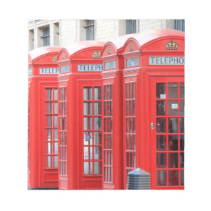 Bloc-note Cabines téléphoniques rouges de Londres
