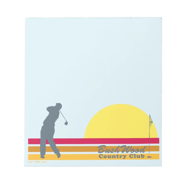 Bloc-note Caddyshack | Bushwood Country Club Sunrise (Devant)
