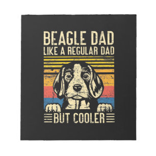 Bloc-note Cadeau de Noël Papa Chien Beagle