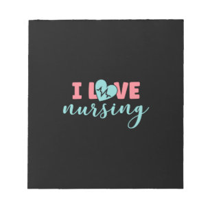 Bloc-note Cadeau infirmière   I Love Nursing
