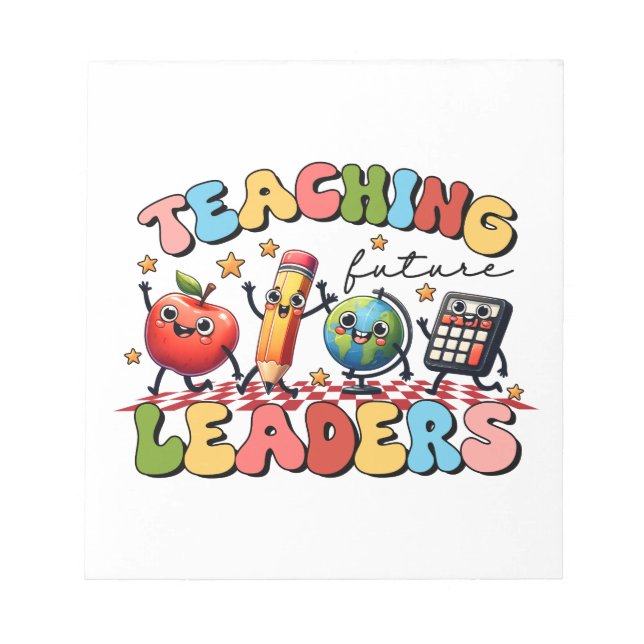 Bloc-note Cadeau pour Enseignant | Enseigner les futurs lead (Devant)