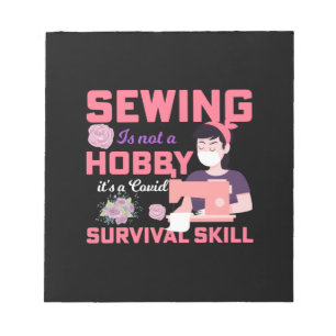 Bloc-note Cadeau Quilter   Coudre N'Est Pas Un Hobby