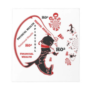 Bloc-note Cadeau Secret Santa – Prospérité et Richesse