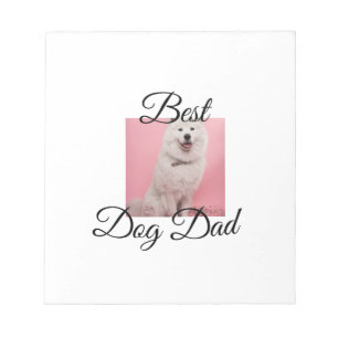Bloc-note Cadeau simple photo animal coloré nom chien Papa