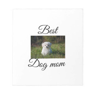 Bloc-note Cadeau simple photo d'animal coloré avec nom maman