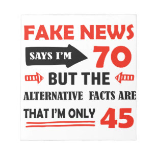 Bloc-note Cadeaux d'anniversaire de 70e année