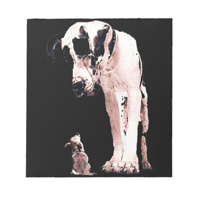 Bloc-note Cadeaux de chien | Amateurs de Dogue Allemand de l (Devant)