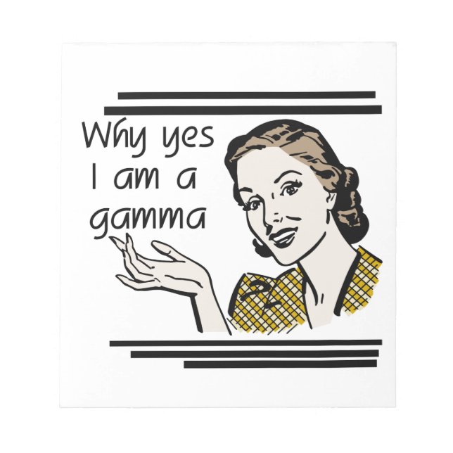 Bloc-note Cadeaux Gamma Retro (Devant)