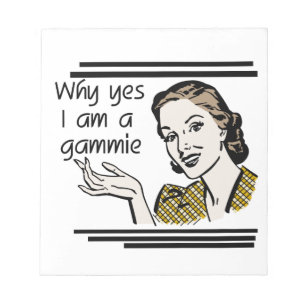 Bloc-note Cadeaux Retro Gammie