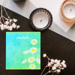 Bloc-note Cadre fleur marguerite sur arrière - plan vert et<br><div class="desc">Préparez-vous à fleurir ce printemps avec notre tablette de charme avec un cadre fleur marguerrier délicieux sur un arrière - plan vert et jaune frais. Idéal pour mettre en avant vos pensées, vos listes de choses à faire et vos doodles, ce bloc-notes apporte une touche de nature à votre bureau....</div>
