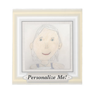 Bloc-note Cadre personnalisé pour ajouter votre art ou votre