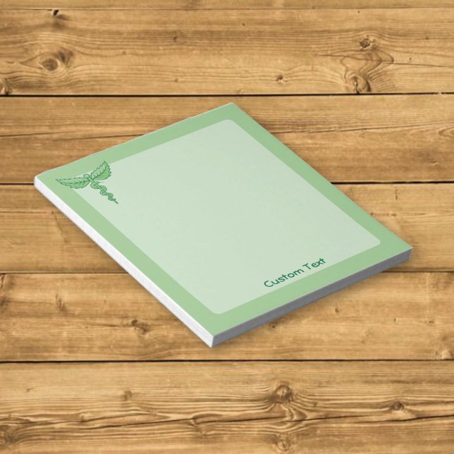 Bloc-note Caduceus with Leaves Notepad (Créateur téléchargé)